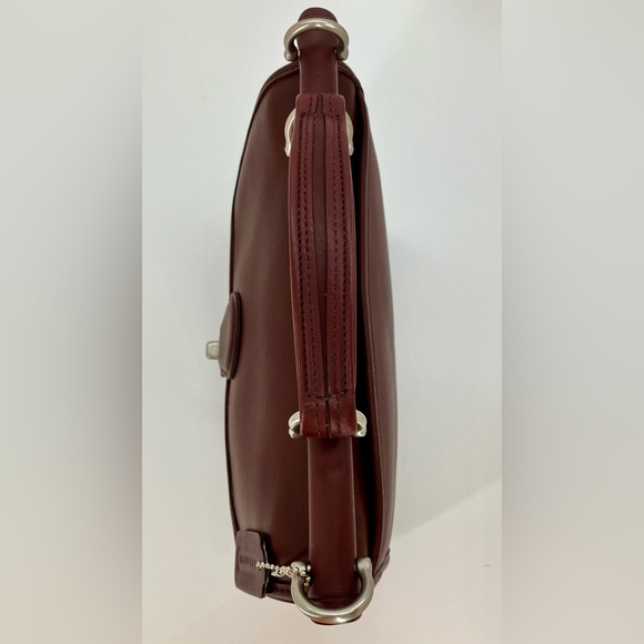 Vintage COACH Burgundy #9927 Willis Leather Bag - Picture 13 of 16